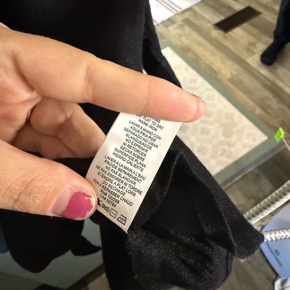 Vitamin A Playa Oversized Black Linen Women Swim Coverup/Top Size Small $175.00 - Picture 7 of 8